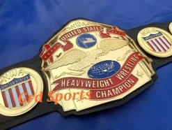 Grd Sports CNC HD NWA United States Heavyweight Wrestling Championship Belt Black