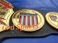 Grd Sports CNC HD NWA United States Heavyweight Wrestling Championship Belt Black