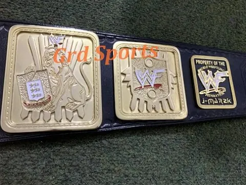 Grd Sports CNC HD Scratch Logo Big Eagle Heavyweight Wrestling Championship Belt Black