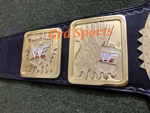 Grd Sports CNC HD Scratch Logo Big Eagle Heavyweight Wrestling Championship Belt Black