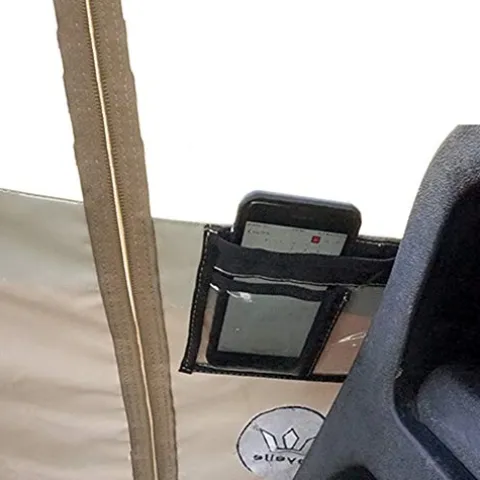 Greenline Eevelle 300D Golf Cart Enclosure 2 Passenger EZ-GO Custom Drivable Cover Black