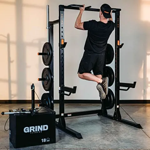 GRIND FITNESS Chaos 4000 Power Rack (Chaos4000) Black