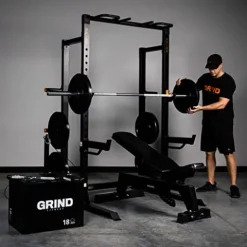 GRIND FITNESS Chaos 4000 Power Rack (Chaos4000) Black