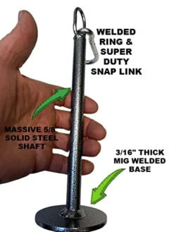 GRIP FREAK Grip Strength Trainer Slip Grips Power Rack Arm & Weight Plate Loader