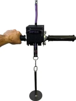 GRIP FREAK Grip Strength Trainer Slip Grips Power Rack Arm & Weight Plate Loader