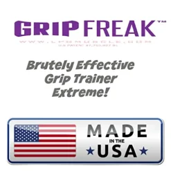 GRIP FREAK Thick Grip Wrist Roller with Dumbbell Hook