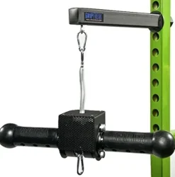 GRIP FREAK Thick Grip Wrist Roller with Power Rack Arm & Weight Plate Loader