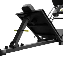 Gronk Fitness Leg Press Hack Squat Machine Adjustable Black
