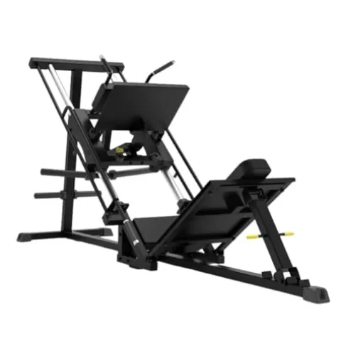Gronk Fitness Leg Press Hack Squat Machine Adjustable Black