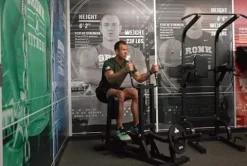 Gronk Fitness Plate Loaded Standing Hip Abductor Machine Black