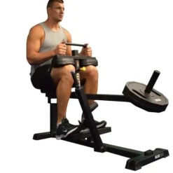 Gronk Fitness Plate Loaded Seated Calf Raise Black