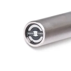 Gronk Fitness Products Swiss Bar – Commercial Grade | Multi Grip Football Bar for Upper Body Strength Training Silver