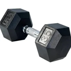 Gronk Fitness Rubber Hex Dumbbell Set – Pairs – 5-50lbs