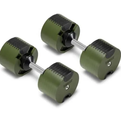Gronk Fitness SMRTFT NUOBELL Adjustable Dumbbells 5-80 lbs Tactical