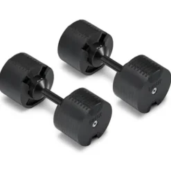 Gronk Fitness SMRTFT NUOBELL Adjustable Dumbbells 5-80 lbs Matte Black