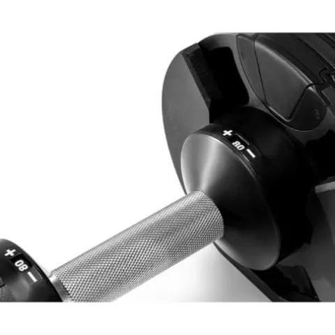 Gronk Fitness SMRTFT NUOBELL Adjustable Dumbbells 5-80 lbs Matte Black