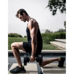 Gronk Fitness SMRTFT NUOBELL Adjustable Dumbbells 5-80 lbs Matte Black