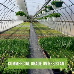 Grow1 Clear Woven Greenhouse Plastic Film 9 Mil UV Cover 50′ x 100′ Roll