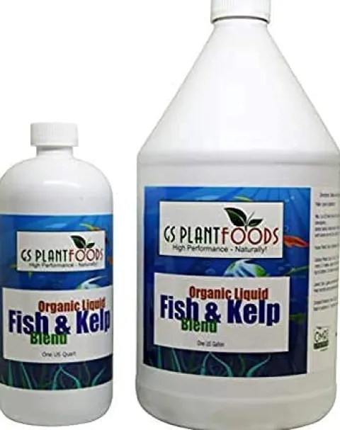 GS Plant Foods OMRI Listed Fish & Kelp Fertilizer 275 Gallon Organic Blend for Plants