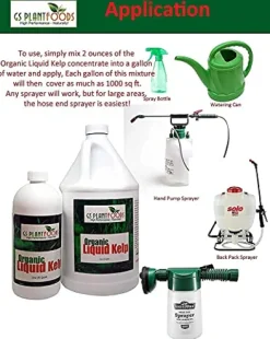 GS Plant Foods Seaweed Fertilizer OMRI Organic Liquid Kelp Concentrate 55 Gallon