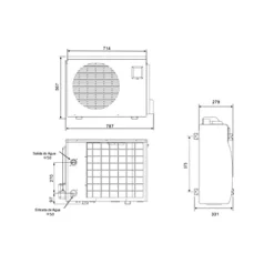 GulfStream 110,000 BTU Heat Only Pool Heat Pump 208/230V 1PH