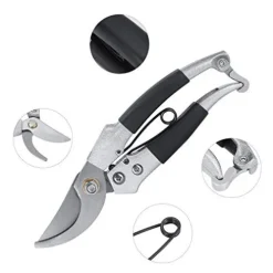 GUSATOLAS 6 PCS Cast-Aluminum Heavy Duty Gardening Tools Set Yellow