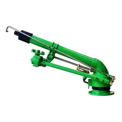 GUSTYT 360 Degree Adjustable Irrigation Sprinkler Watering Nozzle Yellow Electroplating Silver