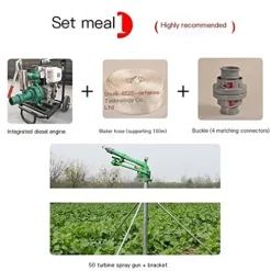 GUSTYT 360-Degree Automatic Rotating Sprinkler Irrigation Equipment 195 Package One