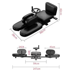 Hailland Heavy Duty Leg Stretcher Fitness Machine