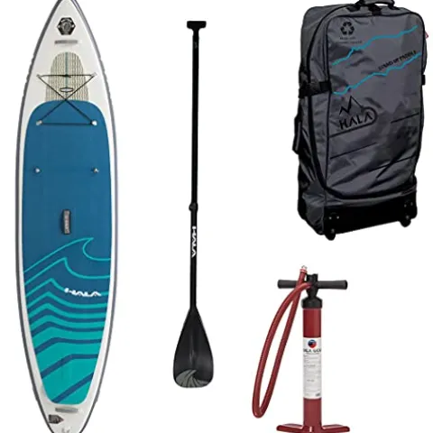 Hala Carbon Playa Inflatable Stand-Up Paddle Board (SUP) Grey