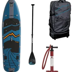 Hala Fame Inflatable Stand-Up Paddle Board (SUP) Blue/Orange 11ft 3 Inch
