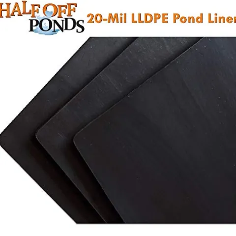 HALF OFF PONDS 37.5 ft. x 100 ft. 20-Mil LLDPE Pond Liner Black