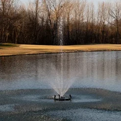 HALF OFF PONDS 1 HP Floating Fountain with Color Changing Lights – 200 Foot Cord, 12 Patterns