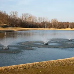 HALF OFF PONDS 1 HP Floating Fountain with Color Changing Lights – 200 Foot Cord, 12 Patterns