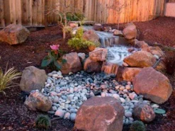 HALF OFF PONDS Complete 3300 Pond Free Waterfall Kit with 3,300 GPH Pump and EPDM Liner Black