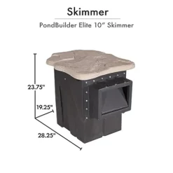 HALF OFF PONDS PondBuilder Elite 6100 Complete Water Garden and Pond Kit with PVC Liner Black