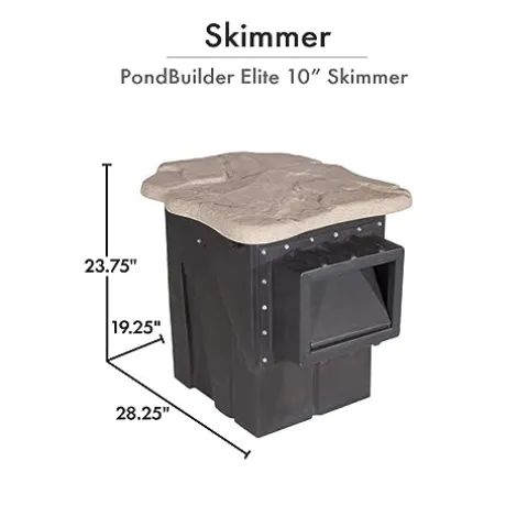 HALF OFF PONDS PondBuilder Elite 6100 Complete Water Garden and Pond Kit with PVC Liner Black