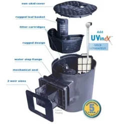 HALF OFF PONDS Savio Select 3000 Water Garden and Pond Kit with EPDM Rubber Liner Black