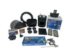 HALF OFF PONDS Savio Select 3000 Water Garden and Pond Kit with EPDM Rubber Liner & UV Clarifier Black