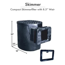 HALF OFF PONDS Savio Select 3000 Water Garden and Pond Kit with EPDM Rubber Liner & UV Clarifier Black