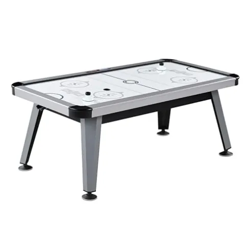 Hall of Games Arctic Rush 7′ Air Hockey Table Silver/Black