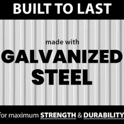 Hanover 8-Ft. x 6-Ft. Polycarbonate Walk-In Greenhouse Green