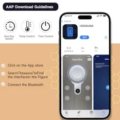 HAOYAYA Outdoor Far Infrared Sauna 2 Person 1800W Natural