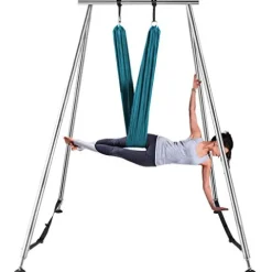 Happybuy Yoga Sling Inversion Swing Stand Green