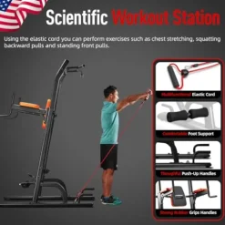 HARISON Multifunction Power Tower with Bench