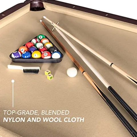 Hathaway Augusta 8-ft Pool Table Walnut Finish