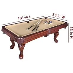 Hathaway Augusta 8-ft Pool Table Walnut Finish