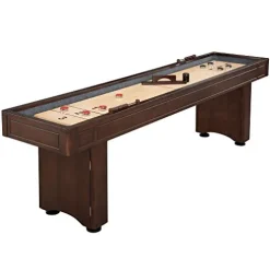 Hathaway Austin 9-ft Shuffleboard Table Mahogany Finish