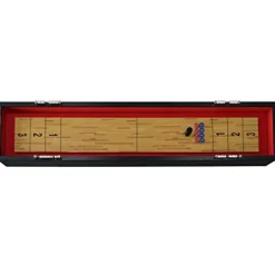 Hathaway Avenger Shuffleboard 9-Foot for Family Game Rooms Black
