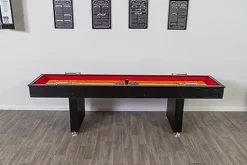 Hathaway Avenger Shuffleboard 9-Foot for Family Game Rooms Black
